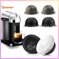 Aislerbee 5 Cái / bộ Cốc Lọc Cà Phê Dùng Một Lần Có Thể Đổ Lại Cho Nespresso Vertuo