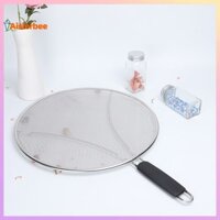 Aislerbee Chịu Nhiệt Chống Dầu Nắp Chống Biến Dạng Thép Không Gỉ Chảo Chiên Splatter Vách Ngăn Bảo Vệ Dụng Cụ Nhà Bếp