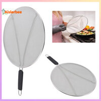 Aislerbee Chống Dầu Splatter Vách Ngăn Lưới Bảo Vệ Có Tay Cầm Dụng Cụ Nhà Bếp