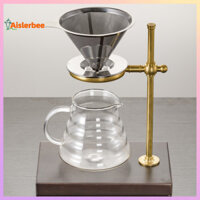 Aislerbee Có Thể Tái Sử Dụng Thép Không Gỉ Cà Phê Nhỏ Giọt Lưới Lọc Lọc Giỏ Dụng Cụ Nhà Bếp