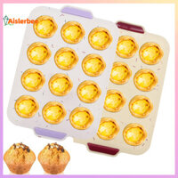 Aislerbee Khuôn Làm Bánh Silicon Để Nướng Bánh Chống Dính 12 Cốc Cupcake Chảo Thực Phẩm BPA Free Muffin Khay Dễ Dàng Phát Hành Khuôn Bánh Phô Mai Cho Máy Rửa Bát An Toàn