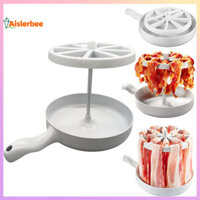 Aislerbee Lò vi sóng Máy làm thịt xông khói Khay nướng thịt xông khói giòn Tiết kiệm mỡ với bộ lọc Lò nướng Giá đựng đồ nấu ăn đa năng để nấu ăn thức ăn nhanh