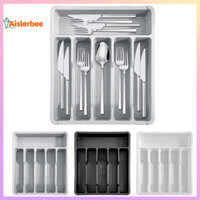 Aislerbee Ngăn Kéo Tổ Chức Khay Cho Ngăn Kéo Nhà Bếp Kéo Dài Dao Kéo Flatware Giá Đỡ Nhựa Có Thể Điều Chỉnh Dụng Cụ Chia Thìa Dụng Cụ Và Tiện Ích Lưu Trữ