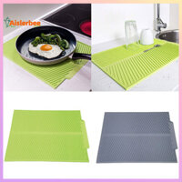 Aislerbee Nhà Bếp Chống Trơn Trượt Thoát Nước Silicon Tấm Bảo Quản Cách Nhiệt Thảm Nướng Bánh