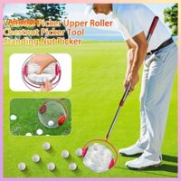 Aislerbee Nut Gatherer Roller Picker Upper Telescopic Pole Fruit Picker cho quả óc chó Hạt dẻ Pecans Bộ sưu tập trống lăn dễ dàng Công cụ con lăn đai ốc để tập hợp đai ốc dễ dàng