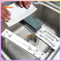 Aislerbee Whetstone Giá Đỡ Dày Chống Rỉ Sét Có Thể Thu Vào Chống Trơn Trượt Đá Cố Định Thép Không Gỉ Trên Bồn Rửa Đá Mài Giá Đỡ Dụng Cụ Nhà Bếp