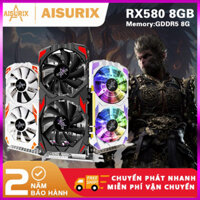 AISURIX Card màn hình VGA RX 580 8GB 100% New AMD GDDR5 PC Gaming Black Myth Wukong