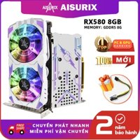AISURIX RGB Card màn hình VGA RX 580 8GB Colorful AMD GPU GDDR5 256Bit PC Gaming