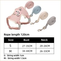 {AIXI pet store} Dây Dắt Yếm Chó Mèo Đi Dạo Đai Yếm Xích Chó Poodle Dạng Áo Ngực Cún