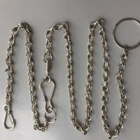 {AIXI pet store} Dây xích chó, dây xích mèo Inox kèm vòng cổ Chống Xoắn, dây xích chó mèo inox khôn