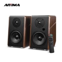 Aiyima S700 Active Bookshelf Loa 120W Bluetooth Không Dây Hệ Thống Âm Thanh HiFi Gỗ Kệ Sách Loa Đầu Ra Âm Thanh Loa Siêu Trầm
