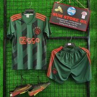 Ajax Xanh Rêu - Áo Đá Banh Thun Lạnh Cao Cấp