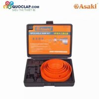 [AK-3681]Bộ khoét lỗ gỗ và thạch cao Asaki 8 chi tiết