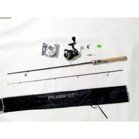 AK2312 Bộ cần câu lure UL YMERBOR dẻo ngọn đặc kèm máy AC2000 và phụ kiện TAGL