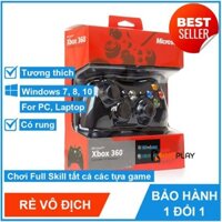 AK2312 Tay cầm Chơi Game Xbox 360 có dây full box3 TAGL