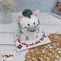 AK2403-10cm-Bánh kem con ngựa