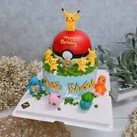 AK3075-10&20cm-Bánh kem Pikachu
