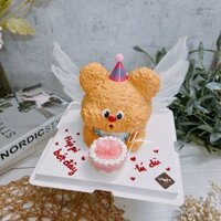 AK3296-12cm-Bánh kem con gấu
