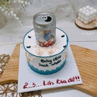 AK3918-12cm-Bánh kem bia tiger