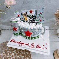 AK41157-14cm-Bánh kem bia