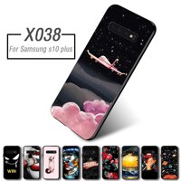 AKABEILA Đen Mềm TPU Ốp Điện Thoại dành cho Samsung Galaxy Samsung Galaxy S10 Plus G9750 G975F 6.4 inch TỰ LÀM Nóng hình Ốp Lưng Mềm Mại ốp Lưng Silicone [bonus]