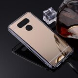 AKABEILA Mirror Phone Case For LG G6 G6+ H870DS H870 5.7 inch Luxury Metal Plating TPU Frame+Mirror Back Cover LG G6 H871 H872 H873 H870K LS993 Protective Mirror Cover - intl