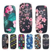 AKABEILA Rỗng Tranh Mềm Mại Ốp Lưng Điện Thoại dành cho Nokia 3310 2017 2.4 inch DIY Paintd Vỏ Có Fexible Cao Su Lưng