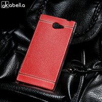 AKABEILA Soft TPU Phone Cover Cases For Sony Xperia M2 S50H D2303 D2305 D2306 dual D2302 4.8 inch Covers Litchi Phone Bags Shell Back Silicone Hood Housing Skin - intl [bonus]
