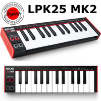 AKAI Professional JAPAN LPK25 MK2 USB MIDI keyboard controller with 25-key keybed and arpeggiator, music production software included, compatible with Mac/Win PC Band Live Concert Dance Music Edit DTM Recording Free shipping direct from Japan