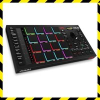 Akai Professional MIDI controller with RGB backlight, full-size velocity-sensitive drum pads, assignable touch strip, and color LCD display. Comes with MPC software MPC Studio.