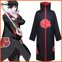 Akatsuki Trang Phục Itachi Ninja Áo Khoác Halloween Trang Phục Cho Trẻ Em Nữ Xiao Cosplay Anime Phụ Kiện Nhẫn Mây Áo Mũi Haori