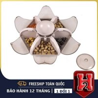 ❤️Khay Mứt Tết, Hộp Đựng Bánh Kẹo Hình Bông Hoa 6 Cánh Tự Bung Mẫu Mới Nhất 2021❤️