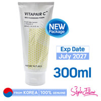 ❤️Kích thước lớn❤️[Nature REPUBLIC] Sữa rửa mặt Vitapair C Big 300ml