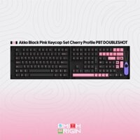 Akko Black & Pink-the dancer keycap set Cherry profile PBT Doubleshot