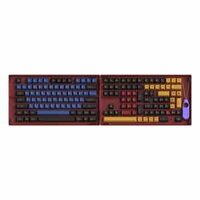 AKKO Keycap set – Red & Blue Samurai (PBT Double-ShotASA profile226 nút)