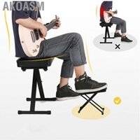 AKOASM Guitar Footstool kim loại bàn đạp cao su chân cho hiệu suất