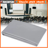 AKOASM Màn hình máy chiếu 100 inch Có thể gập lại không nhăn Hai mặt chất liệu cao cấp bề dày mịn