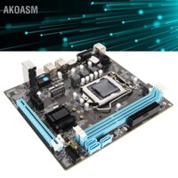 AKOASM Máy Tính Để Bàn Bo Mạch Chủ H61 6 USB2.0 DDR3 M.2 NVMe NGFF 100Mbps LAN Micro ATX Cho LGA1155 Ổ Cắm I3 I5 I7