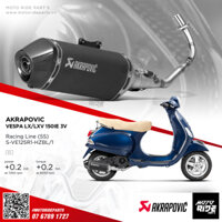 AKRAPOVIC S-VE125R2-HZBL PÔ ỐNG XẢ VESPA LX / LXS / LXV