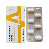 [Akrikhin] Viên Đặt Phụ Khoa Akrikhin Clotrimazole
