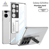 Aks Dành Cho Samsung S25Ultra Ốp Lưng S25Ultra Vỏ Trong Suốt phantom Siêu Mỏng Độ Chính Xác Lỗ Giá Đỡ Mạ Điện