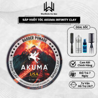 AKUMA Infinity Clay và Royal Pomade Chính Hãng - Sáp Vuốt Tóc Nam 56g-116g, Gôm, Akuma