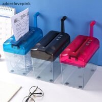Akvn Mini Hướng Dẫn Sử Dụng Máy Hủy Giấy A6 Văn Phòng Tài Liệu Tàu Hủy Biên Nhận Vé Dày Cardstock Máy Cắt 17x15x9.5cm Giữa