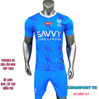 Al Hilal Neymar, quần áo bóng đá, đồ đá banh in tên, in áo bóng đá theo yêu cầu, thun lạnh HUNGSPORT TN