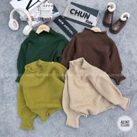 AL147 - ÁO len nhí cổ lọ thiên bồng nguyên soái CHO BÉ