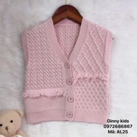 AL25 : Áo len Gile cho bé gái