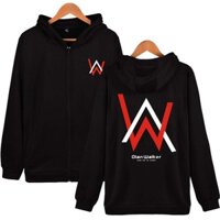 Alan Walker Unisex Cotton Dây Kéo Áo Khoác Nam Nữ Có Mũ Trùm Đầu Áo Người Yêu Áo Chui Đầu Áo Len Size Lớn 1848A