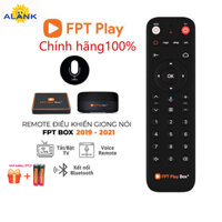 Alank— kèm Pin Hàng chuẩn100% Remote Điều Khiển đầu FPT Play BOX+ TiVi có giọng nói bóc máy 2018 mã s335, 2019 mã s400,  2020 mã s550 ,T550 ,T590