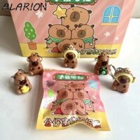 Alarion 32 Chiếc Capybara Hoạt Hình Mặt Dây Chuyền, Đèn Ngủ Rùa Labubu Kuromi Đèn Ngủ Móc Khóa, Trái Cây Chị Em Giai Điệu Của Tôi Giấc Mơ Thỏ Hoạt Hình Mô Hình Mini Móc Khóa Quà Tặng Nhỏ