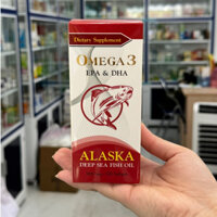 Alaska Deep Sea Fish Oil Omega 3 hỗ trợ sức khỏe tim mạch, bổ mắt - vhộp 100 viên